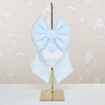 Carica l'immagine nel visualizzatore della galleria, Fiocco nascita CULLA cotone cielo