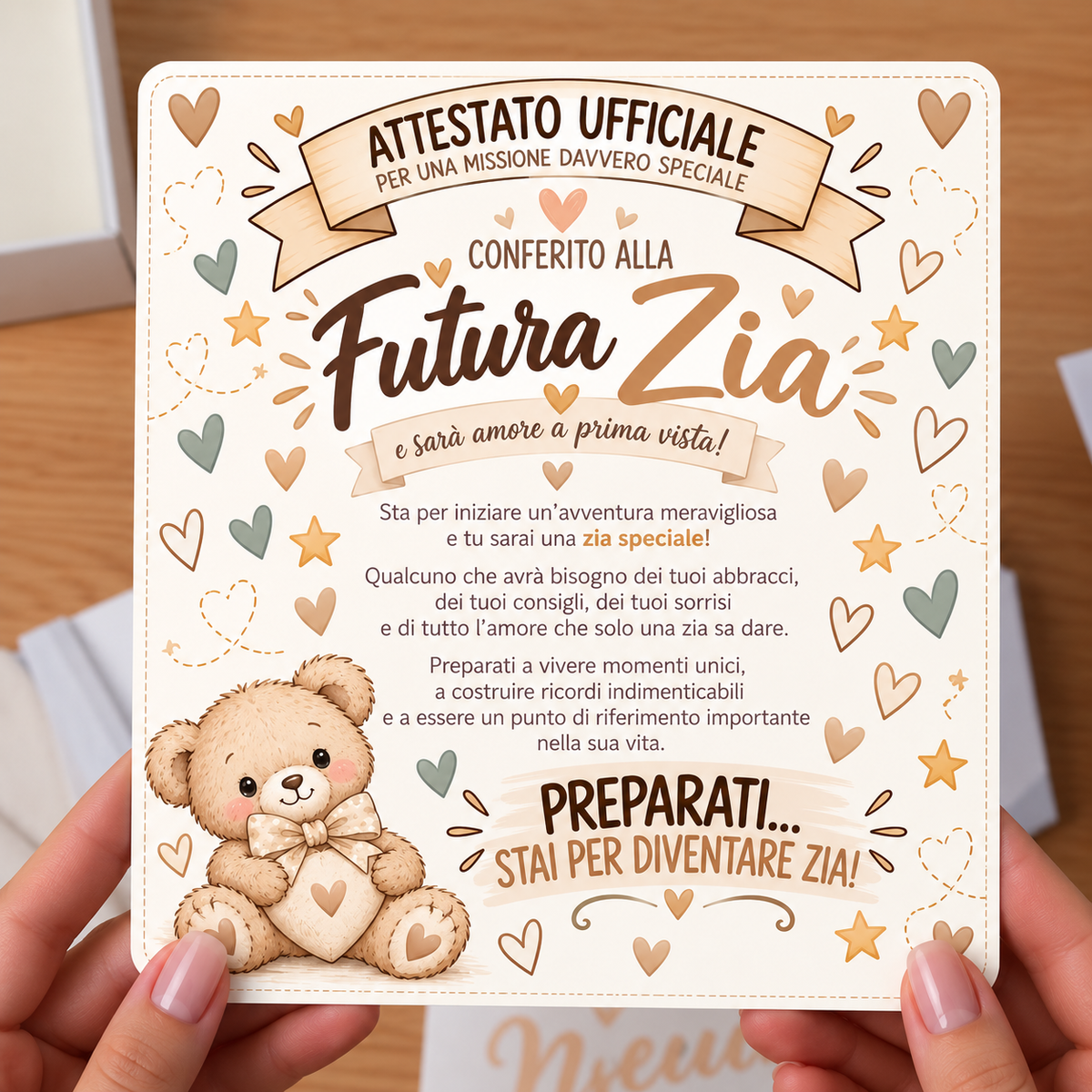 Body Dolci Annunci - Presto sarai Zia