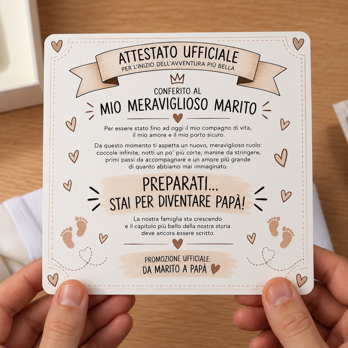 Body Dolci Annunci - Papà sto arrivando!
