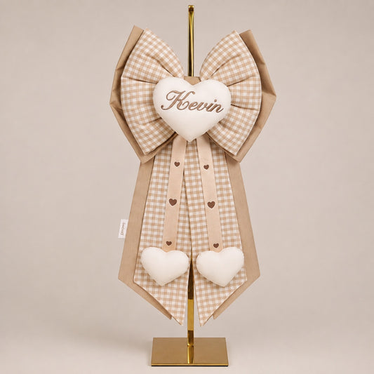 Fiocco Nascita Incanto Beige