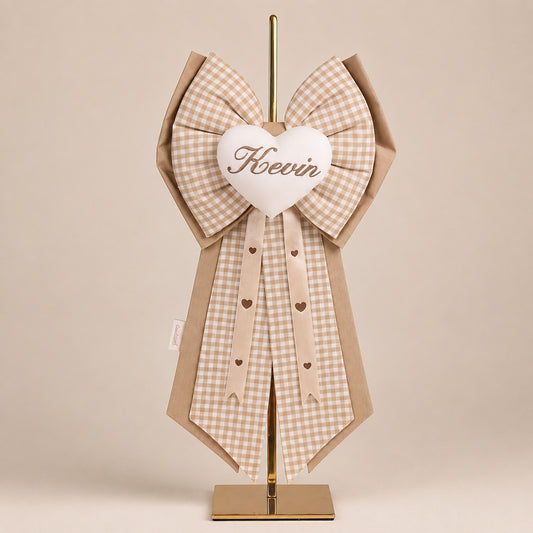 Fiocco Nascita Incanto Beige