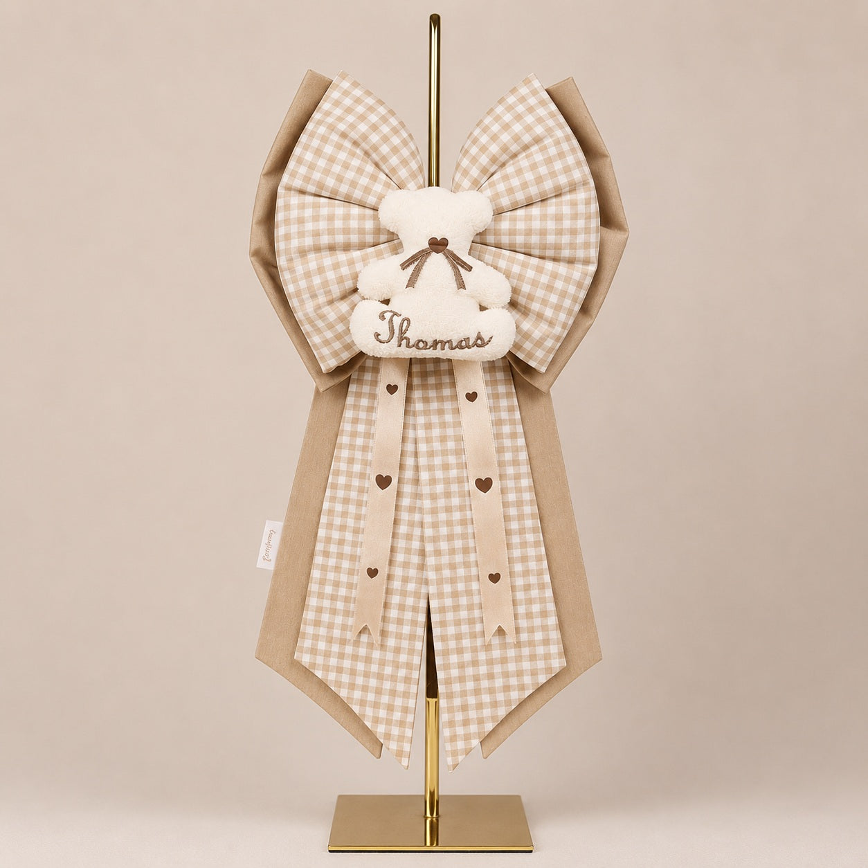 Fiocco Nascita Incanto Beige