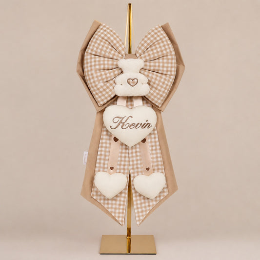 Fiocco Nascita Incanto Beige