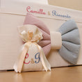Carica l'immagine nel visualizzatore della galleria, Sacchetto Portaconfetti - Bomboniera GEMELLARE ELEGANT Cotone-lino Panna
