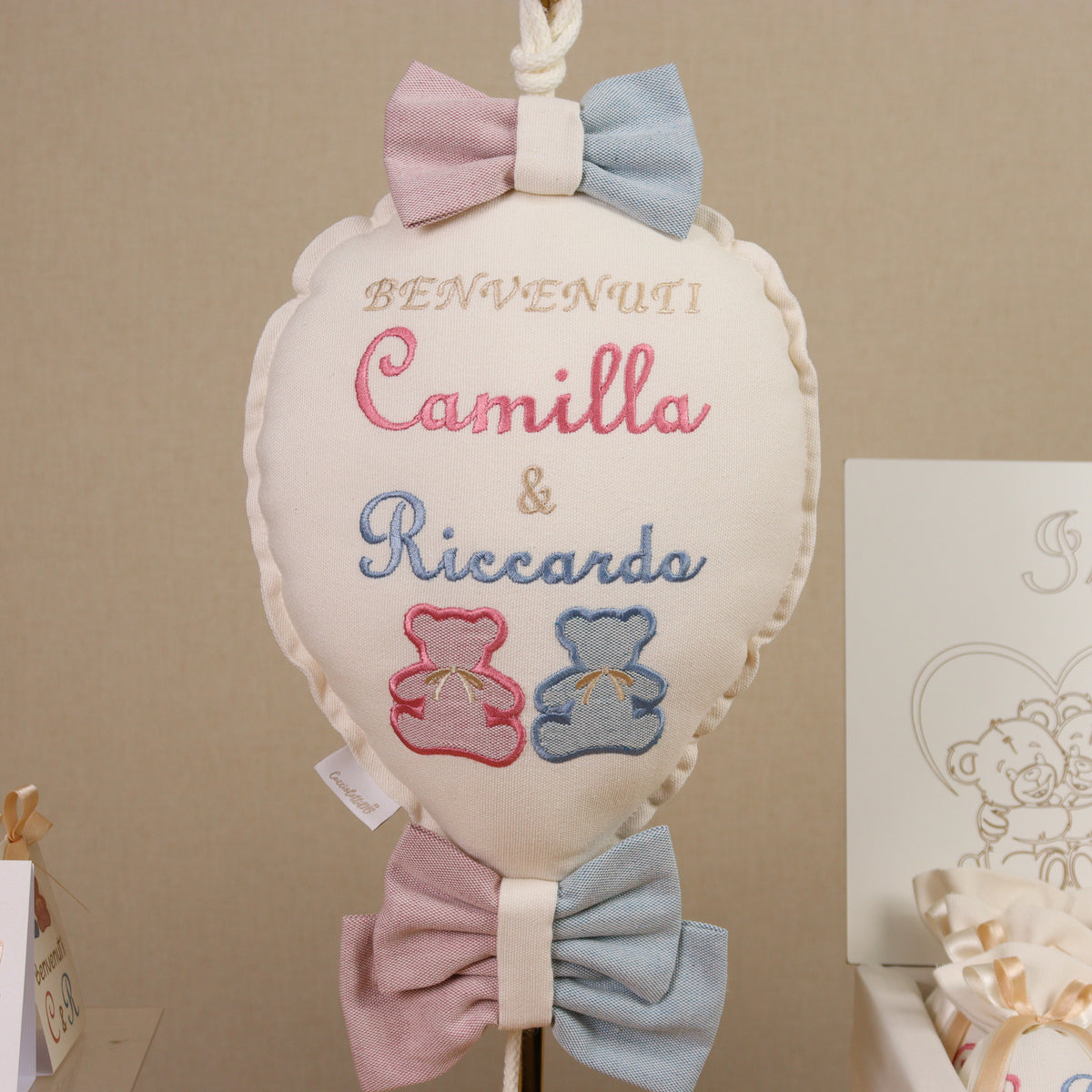 Fiocco Palloncino GEMELLARE