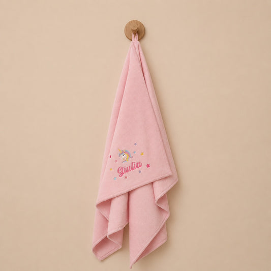 Telo Spugna di Bamboo Rosa