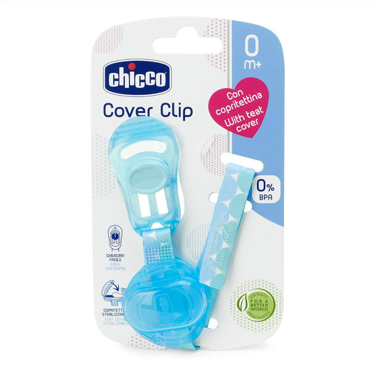 Clip salva succhietto CHICCO blu