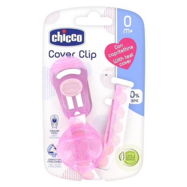 Clip salva succhietto CHICCO rosa