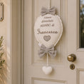 Carica l'immagine nel visualizzatore della galleria, fiocco_palloncino_personalizzato_artigianale_beige
