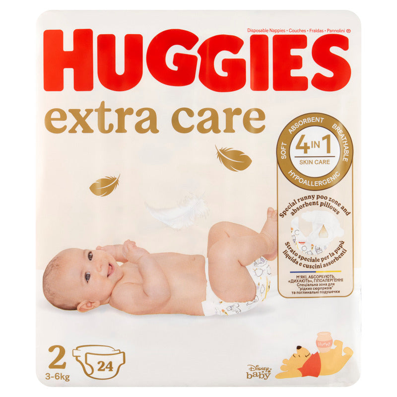 Pannolini HUGGIES Extra Care Taglia 2